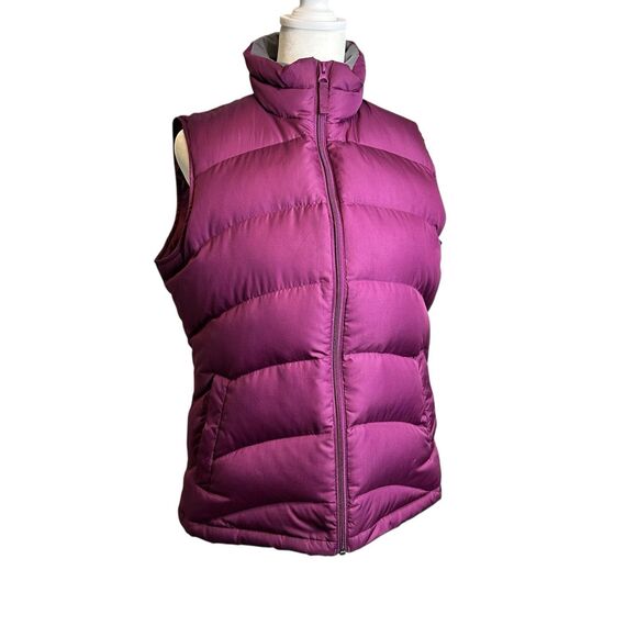 Lands End Women's Down Puffer Vest Size Small Dark Mulberry Lightweight - Picture 10 of 10